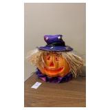 Fiber Optic Jack O Lantern Decoration