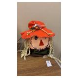 Fiber Optic Scarecrow Head Decoration