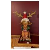 Fiber Optic Dog Lighted Porch Decor