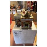 Crawford Garage Christmas Village Decor
