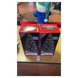 Lemax Fiber Optic Christmas Trees 9 Inches Tall