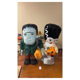 Frankenstein and Bride Plush Toys