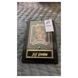 Jeff Gordon Card Plaque
