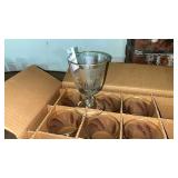 7 Libbey Frosted Gold Wheat Glasses