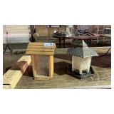 2 Small Bird Feeders and LED Light Strip