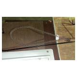 Antique Rug Beater and Metal Rod