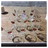 vintage Franciscan "Apple" pattern sherbet glass,