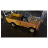 Yellow Tonka Pickup Truck Metal