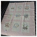 Handmade baby quilt 32 1/2 ï¿½ 40