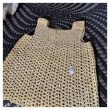 Crocheted ladies top