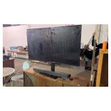 LG Flat Screen Tv W Polk Soundbar