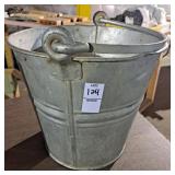 Galvanized bucket