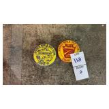 Jenners Rod and Gun Club Membership Buttons