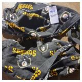 Steelers durag caps,one adult, one child
