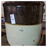 Vintage stoneware crock,  number 4