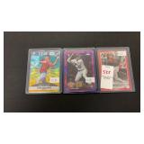 Lot of 3 MLB Numbered Baseball Cards