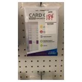 Lot of 5 magnetic card cases