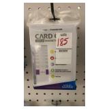 Lot of 6 magnetic card cases