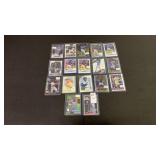 Lot of 17 MLB Rookies, Stars, and Insert Baseball