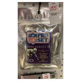 91 pro set football Lot of 4 packs total