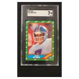 John Elway 1986 Topps Graded SGC 7 NM