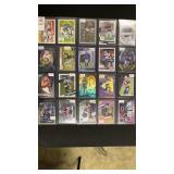 LOT OF 20 NFL FOOTBALL ROOKIES, STARS & INSERTS