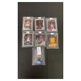 Lot of 7 NBA Rookies, Stars, and Insert
