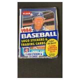 1986 FLEER BASEBALL CELLO PACK SEALED