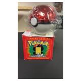 POKEMON BALL WITH GOLD PLATED CARD INSIDE SEALED