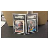 Two Michael Jordan Graded SGC Basketball Cards