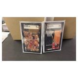 Two Michael Jordan Graded SGC 7 Basketball Cards