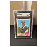 1968 Topps Bob Clemente SGC 3 Graded Card