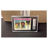 1976 Topps AL Home Run Leaders SGC Graded 5.5