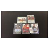 Lot of 5 Nascar Autographed Trading Cards