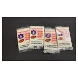4 Packs of Auburn Basketball Cards