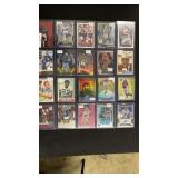 LOT OF 20 NFL FOOTBALL ROOKIES, STARS & INSERTS