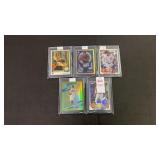 Lot of 5 MLB Rookies, Stars, and Insert Baseball