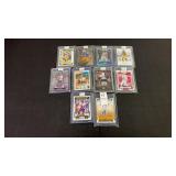 Lot of 10 NFL Rookies, Stars, and Insert Football