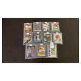 Lot of 11 NFL Rookies, Stars, and Insert Football