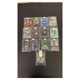 Lot of 13 NFL Rookies, Stars, and Insert Football