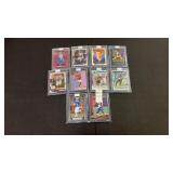 Lot of 10 NFL Rookies, Stars, and Insert Football