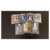 Lot of 7 MLB Rookies, Stars, and Insert Baseball