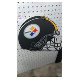 2 Felt Steelers Helmet decorations