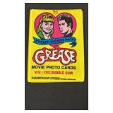 1978 GREASE TRADING CARD WAX PACK