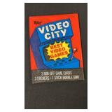 1983 VIDEO CITY WAX PACK SEALED