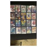 LOT OF 20 NFL FOOTBALL ROOKIES, STARS & INSERTS