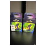 DISNEY LORCANA SLEEVES - LOT OF TWO BOXES