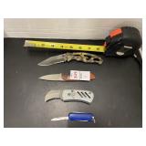 Gerber pocket knife, stationary blade & variety