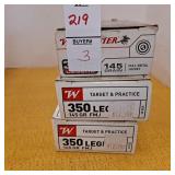 Winchester target & ,practice 350 legend 145 GR