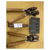 Lee ingot mold and two bullet molds